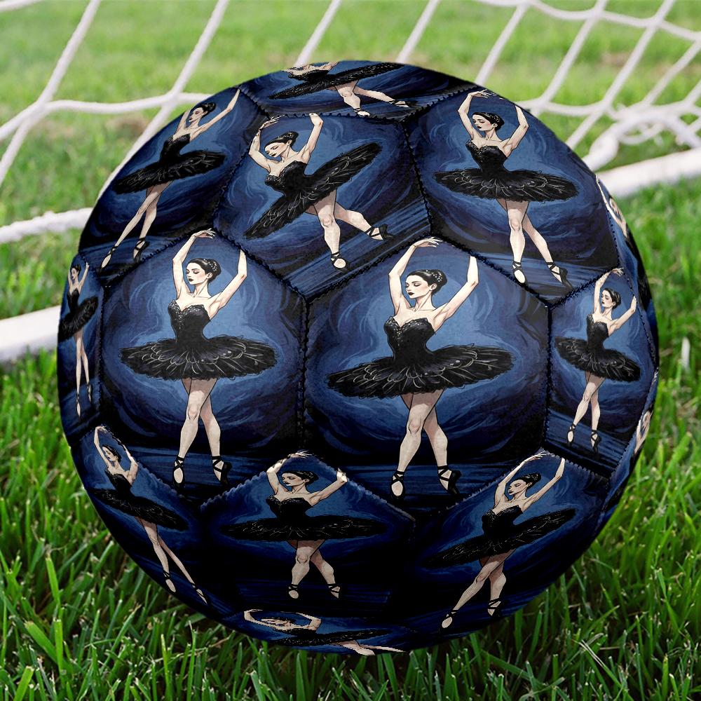 Pallone da Calcio a Tema Balletto Taglia 5, Adatto Sia per Partite Indoor che Outdoor, un Regalo Adatto a Tutti.