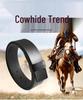 Vintage Cowhide Leather Eagle Belt - Western Cowboy Style for Youth & Stylish Guys