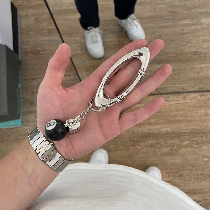 Oval Multifunctional Belt Buckle For Women Men Simplicity Belt Buckle Accessories Unisex Key Ring Alloy Carabiner