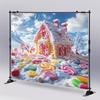 2D Flat Print Magical Candy Land Backdrop for Studio Photoshoot & Live Stream