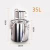 Household Fermented Steaming Wine Equipment Stainless Steel Homemade Brewing Machine Large Capacity DIY Alcohol Distiller