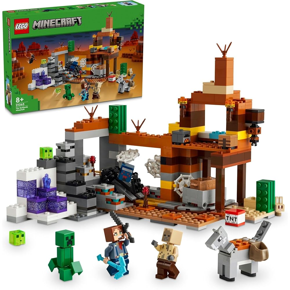

LEGO Minecraft Abandoned Mine Toy Set 21263 Building Blocks for Kids Ages 8-10