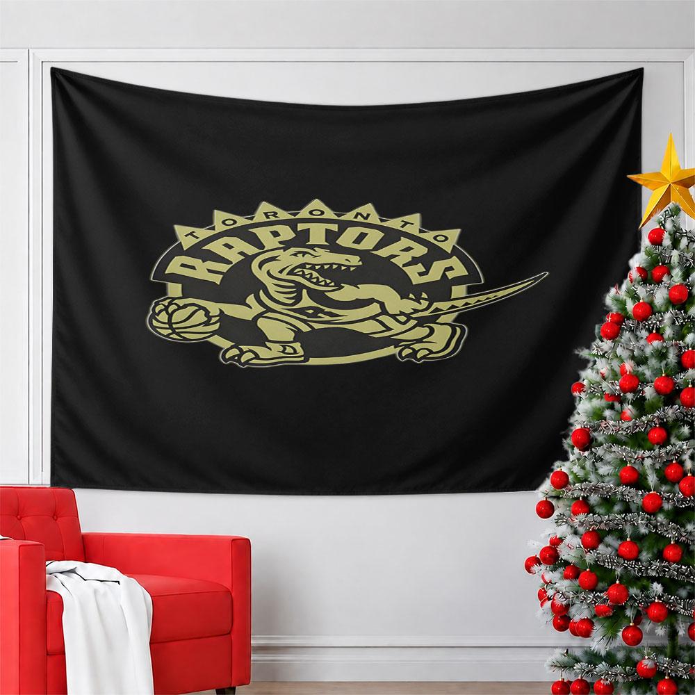 Dinosaur Logo with Basketball Design Pattern Wall Hanging Tapestry Decorative Tapestry Home Decor for Bedroom and Living Room