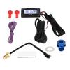 4 In 1 Motorcycle Thermometer LCD Digital Oil Temperature Time Voltage Speed Display Meter DC12V