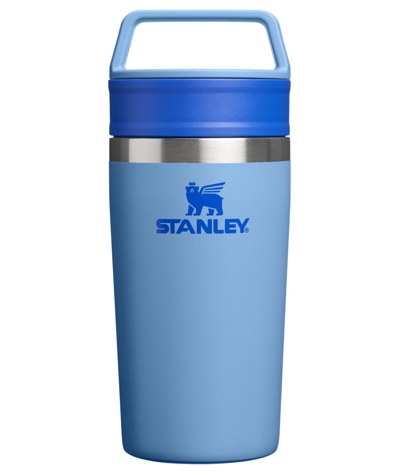 Stanley 1913 Cafe To Go Travel Vacuum Insulated Blue 12oz Mug, Sky, 0.35L