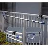 2Pcs Double Hook Pool Pole Hanger Metal Fence Hooks Sturdy Pool Pole Fixing Hooks  Hanging Hose