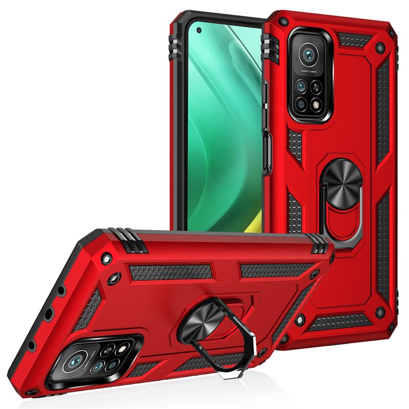 For Xiaomi Mi 10T 10 T Pro 5G Case Magnetic Metal Ring Holder  Phone Case for Mi 10T Pro Mi10T Pro Mi 10T Lite Armor Back Cover