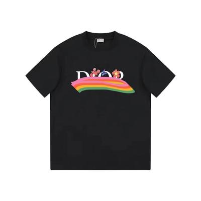 2025 New Essential Cotton Unisex T-Shirt Fashion Printing Soft Breathable Crew Neck Fashion Men's and Women's T-Shirts OnePiece