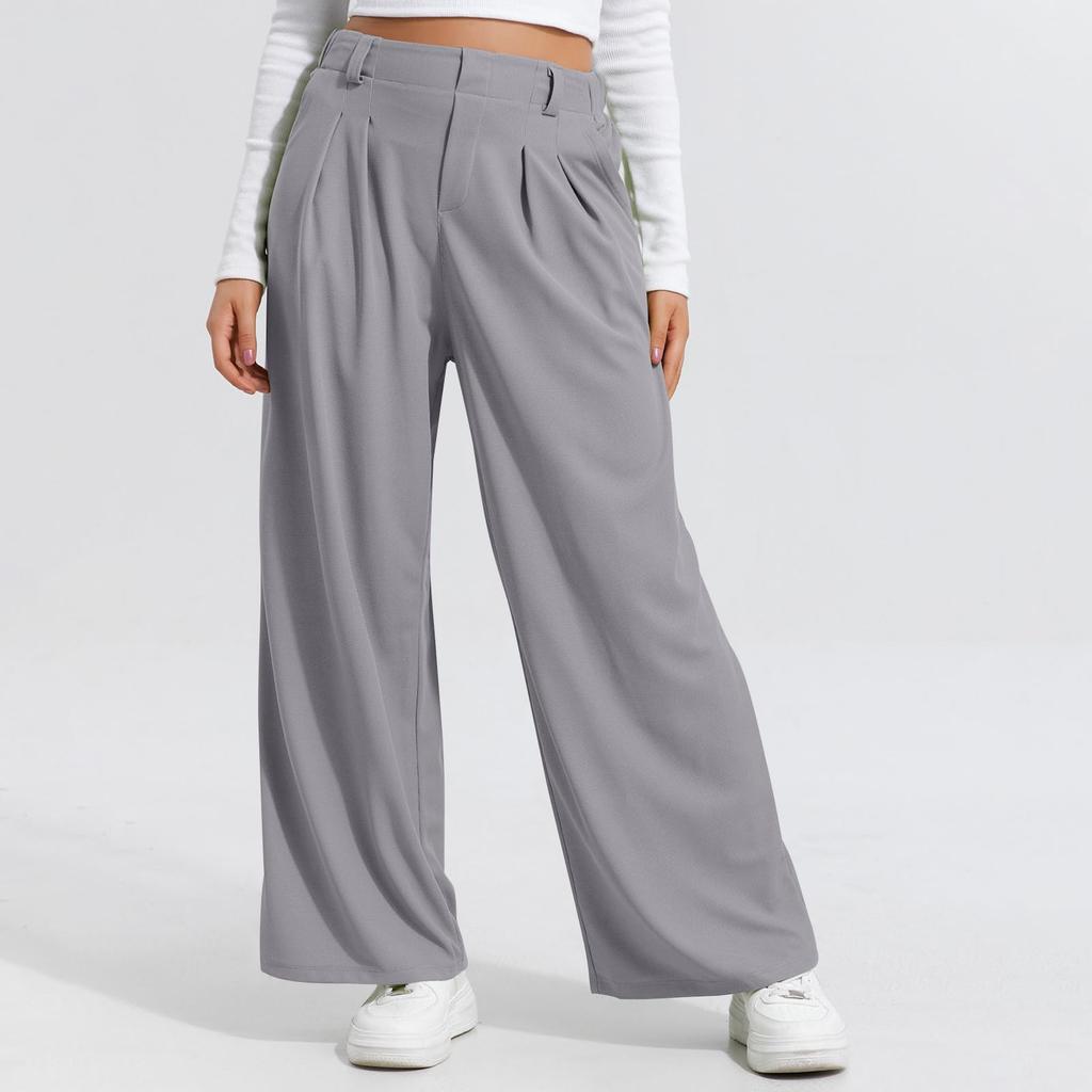 Ladies Fashion Casual Pants Solid Color Pants