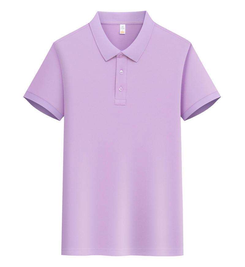 Herren Kurzarm Bambuskohle Poloshirt mit Ice Silk Technologie.