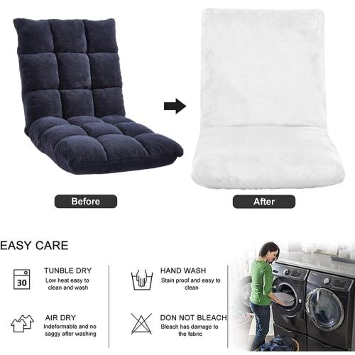 Stretch Seat Cover, Velvet, Stretch Material, Washable, Armless, Simple Solid Color, for Dining Chairs (white)