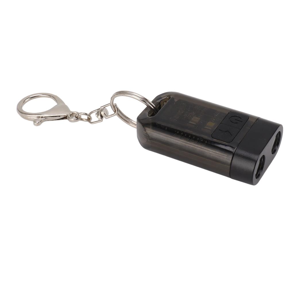 Outdoor Mini Strong Light Flashlight Ultra Light Portable Rechargeable Key Light Small Keychain