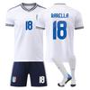 Cross-border Explosive Jersey 2026 Italy Home and Away World Cup Football Jersey No. 14 Chiesa Jr. 18 Barre