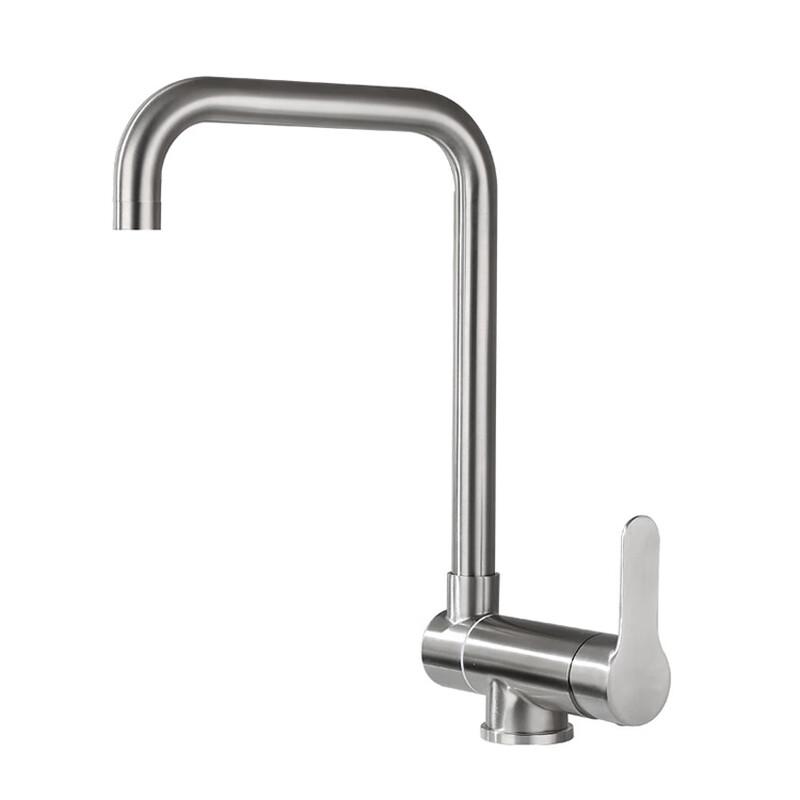 VEMUSE SUS304 Stainless Steel Foldable Kitchen Faucet for Inward-Opening Windows