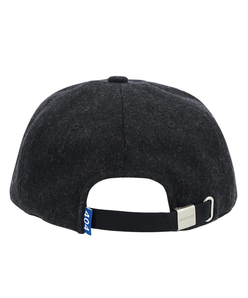 Nonpaundeu Pound Day Wool Ball Cap [Charcoal Grey]