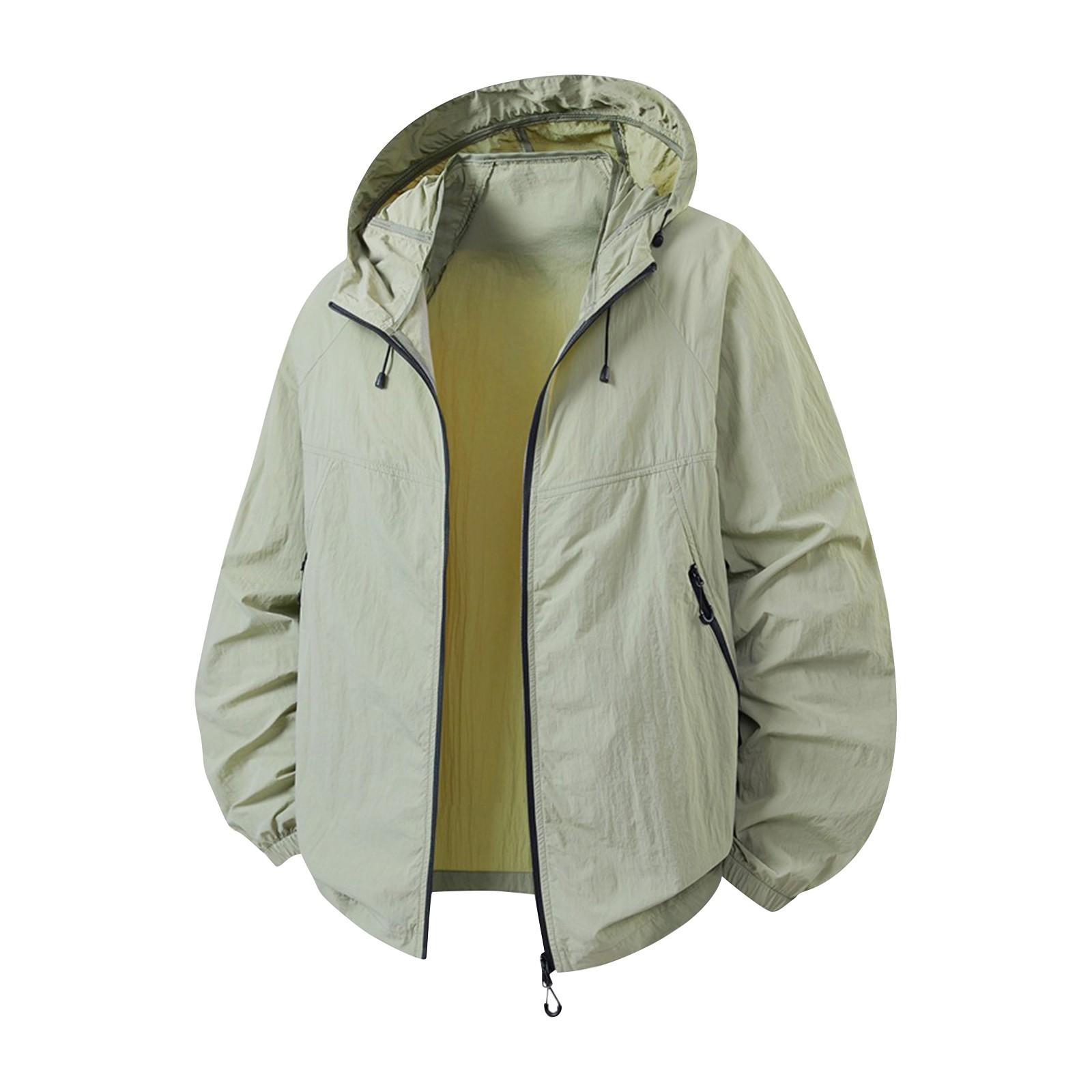 

Мужская и женская солнцезащитная одежда, рабочая одежда, куртки, одежда для пар, быстросохнущие водонепроницаемые и дышащие топы L зелёный