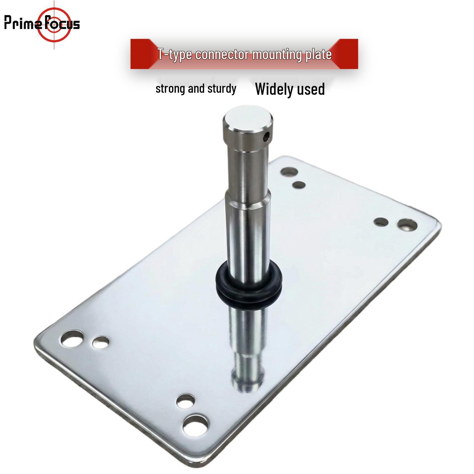 

T-shaped Connector Mounting Plate with Pre-Drilled Screws for Wall-Mounted Lighting Fixtures Film Path