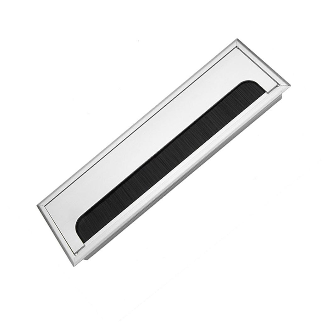 Quadratische Aluminium Schreibtisch Computer Draht Kabel ordentlich Outlet Einsatz Loch Top Abdeckung