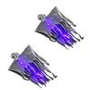 Halloween Hanging Ghost Decoration With LED Light And Adjustable Arms For Indoor Outdoor Spooky Party Decor