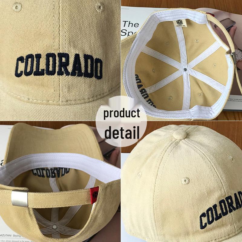 Women's Plus Size Embroidered Baseball Cap - Large Fit, Versatile Sunshade