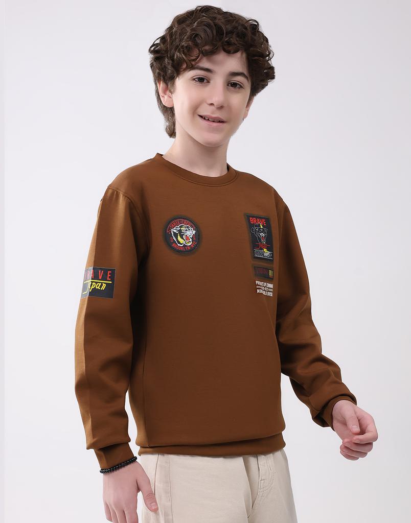 Monte Carlo Boys Round Neck Full Sleeve Sweatshirt