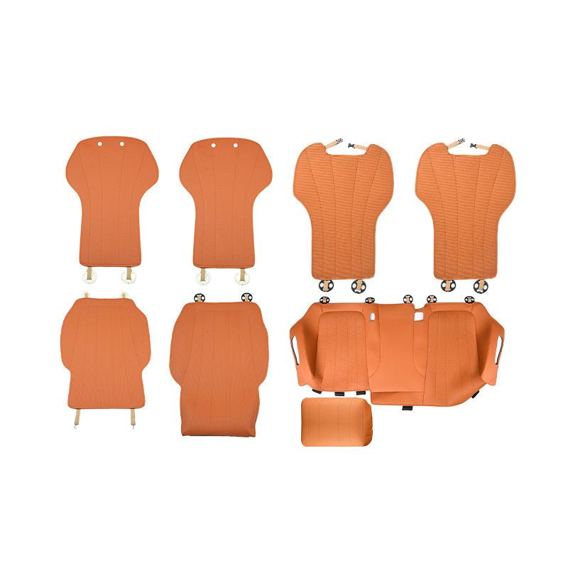 AITO M8 Nappa Leather Seat Cushion: Full Car, Five-Seat, Four Seasons, Eco-Friendly Ventilation, Auto Interior Accessories.