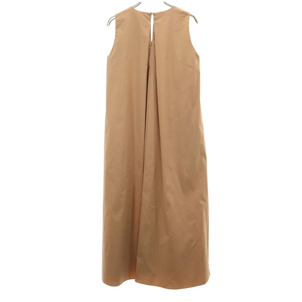 ESTNATION made in Japan No sleeve V neck one piece 36 Brown Women Used