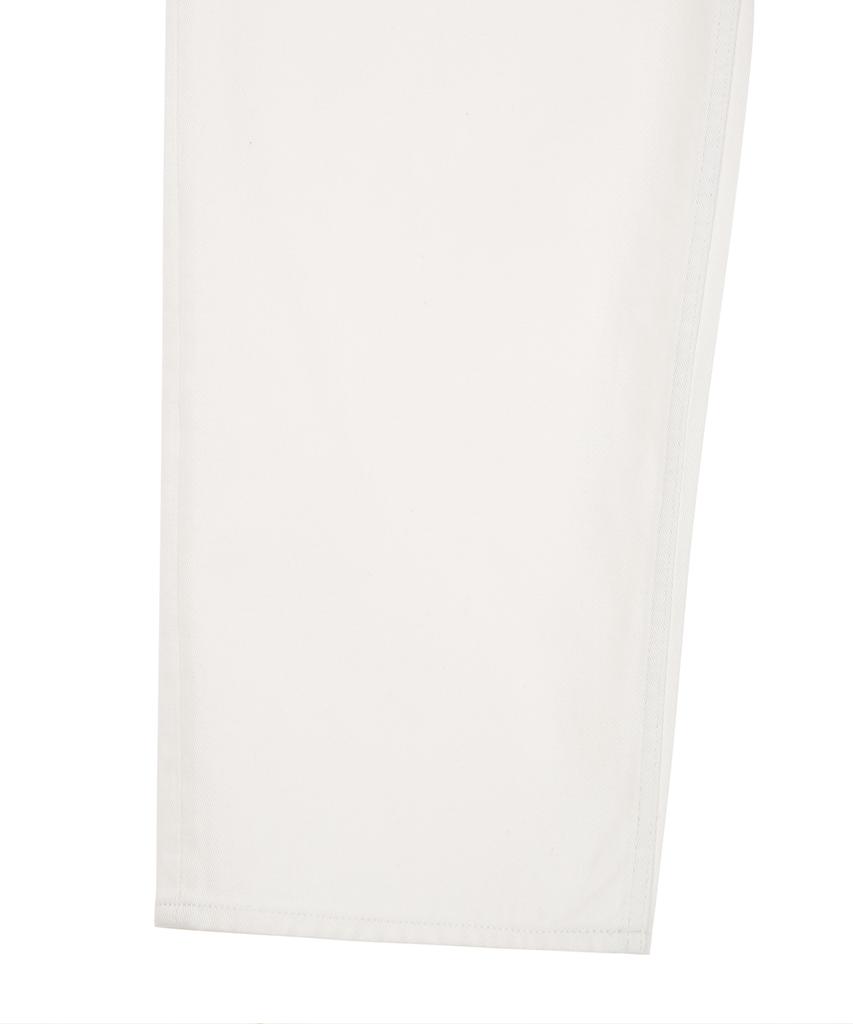 IL CORSO Curved Wide Denim Pants Cream
