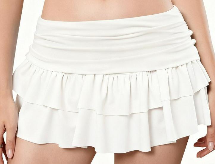Koreanischer Stil Falten A-Linie Tennisrock mit Sicherheitsshorts - Sommer Damen Kurzrock