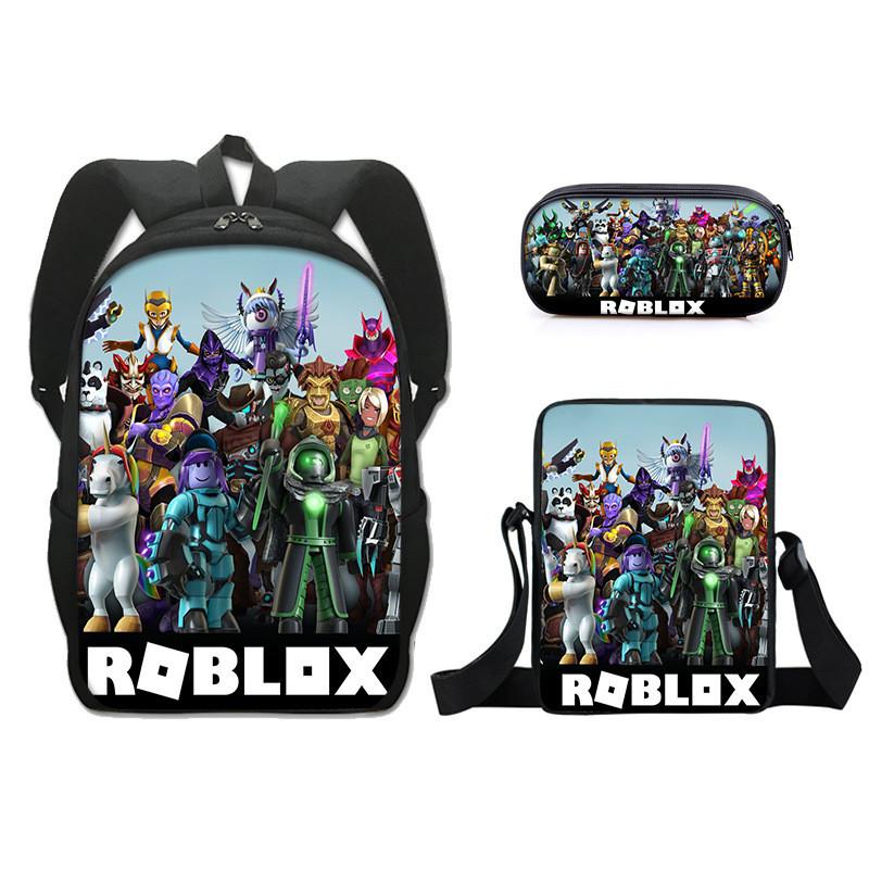 Roblox Kids Backpack Set With Lightweight Oxford Fabric For School And Study Use