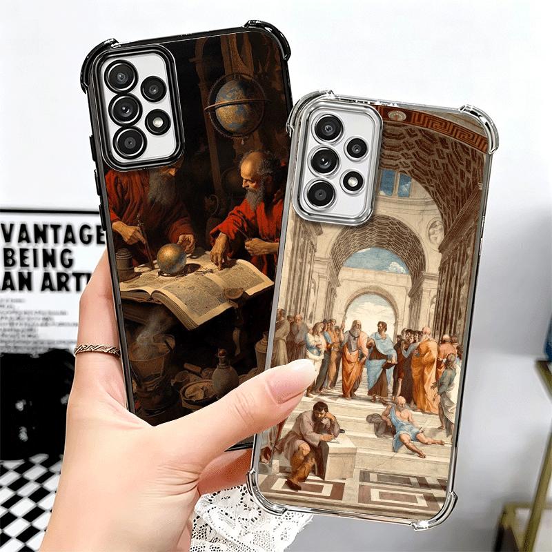 Renaissance Aesthetics Art Painting Soft Phone Case For Samsung A17 A27 A07 A37 A57 A16 A56 A15 A55 A14 A54 A13 A53 A26 A36 A25