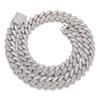 Exclusive In-Stock Men's 18K Gold-Plated Cuban Chain - Zircon Gemstone Copper Body Fashion Jewelry