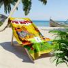 Cartoon Kid-E-Cats Print Beach Towel, Large Soft Quick Dry Towel for Beach Camping Swimming