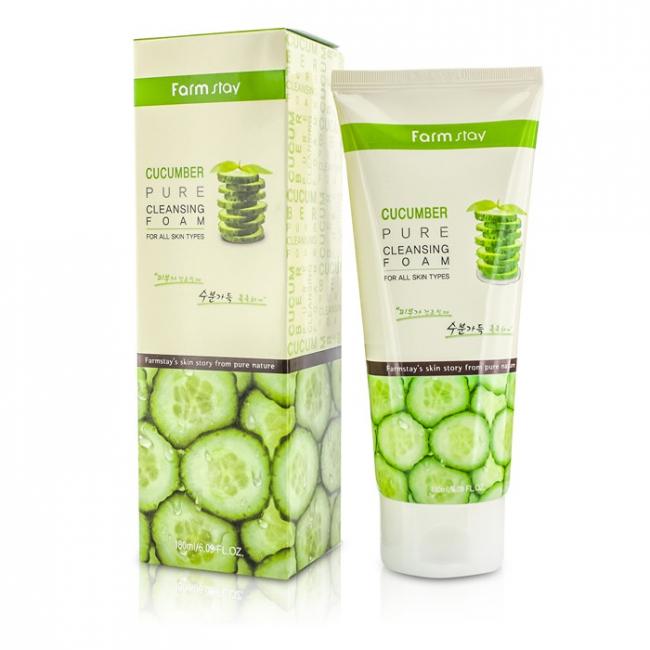 

Farm Stay Cucumber Pure Cleansing Foam 180ml +RANDOM GIFT