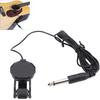 Clip On Pickup Microphone High Sound Quality, Portable, ABS and Metal Material for Violin Acoustic Guitar Ukulele