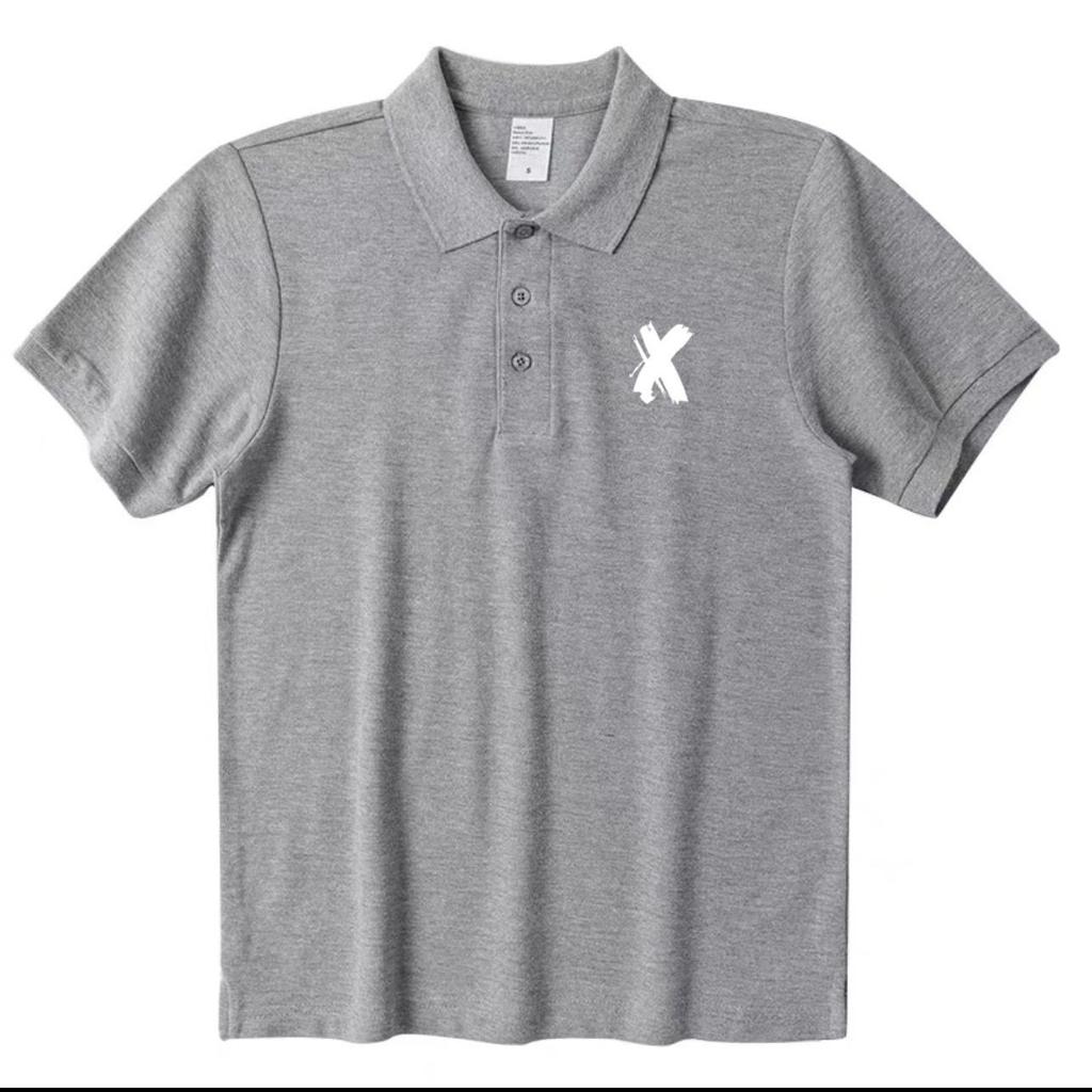 Front Shoulder Polo Shirt, Thin Lapel Polo Shirt, Summer Solid Color Loose Short-sleeved Top Summer Fashion Classic Turn-down Collar Office Polo Shirt