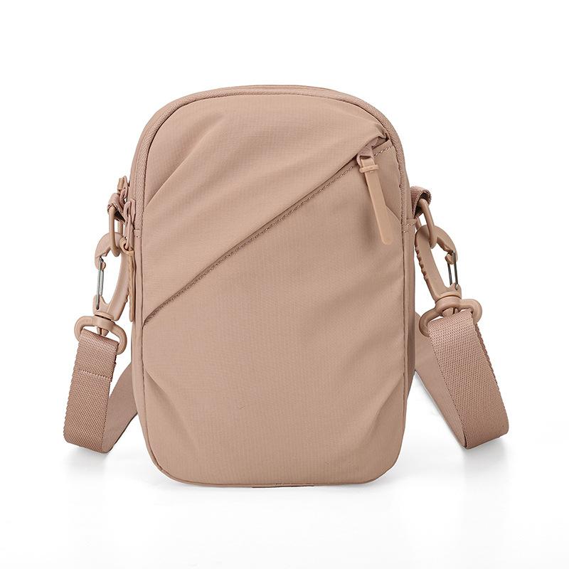 Унисекс Наплечная сумка Большая вместимость Сумка для мобильного телефона розовый