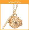 Exquisite Pulseira com Pingente Chamador de Anjo com Som Musical e Bola de Harmonia