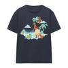 Womens/Ladies Flat Island T-Shirt