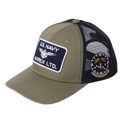 Military Mesh NAVY MESH CAP 80497000 KHAKI [AVIREX] Cap, Military, Cap, U.S.