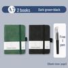 A7 Portable Leather Pocket Notebook with Elastic Band