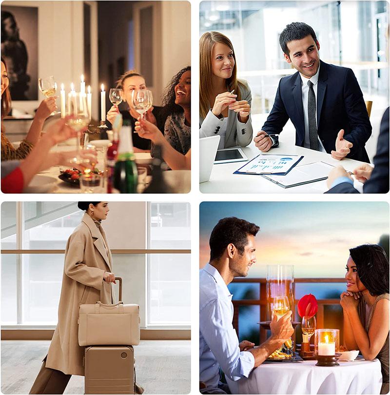 8Pcs/set Perfume Travel Refillable Portable Mini Perfume Atomizer Travel Perfume Bottle Scent Pump Case for Traveling Essentials