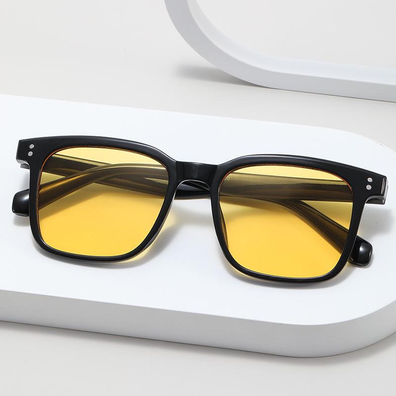 

Men S High-End Sunglasses Uv-Proof Square Glasses Women S Large Frame Decoration