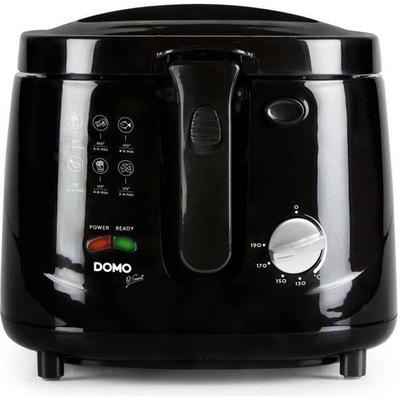 Klassisk elektrisk fritös - DOMO DO461FR - 2,5L - Svart - Justerbar termostat - Cool Touch