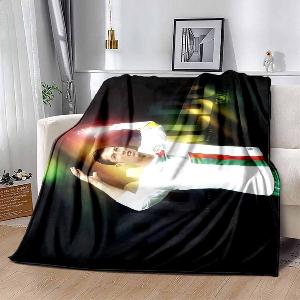 Cristiano Ronaldo's Legacy Blanket Ultra-Soft Suitable for Office Office Chair Seaside for All Seasons Digital Print