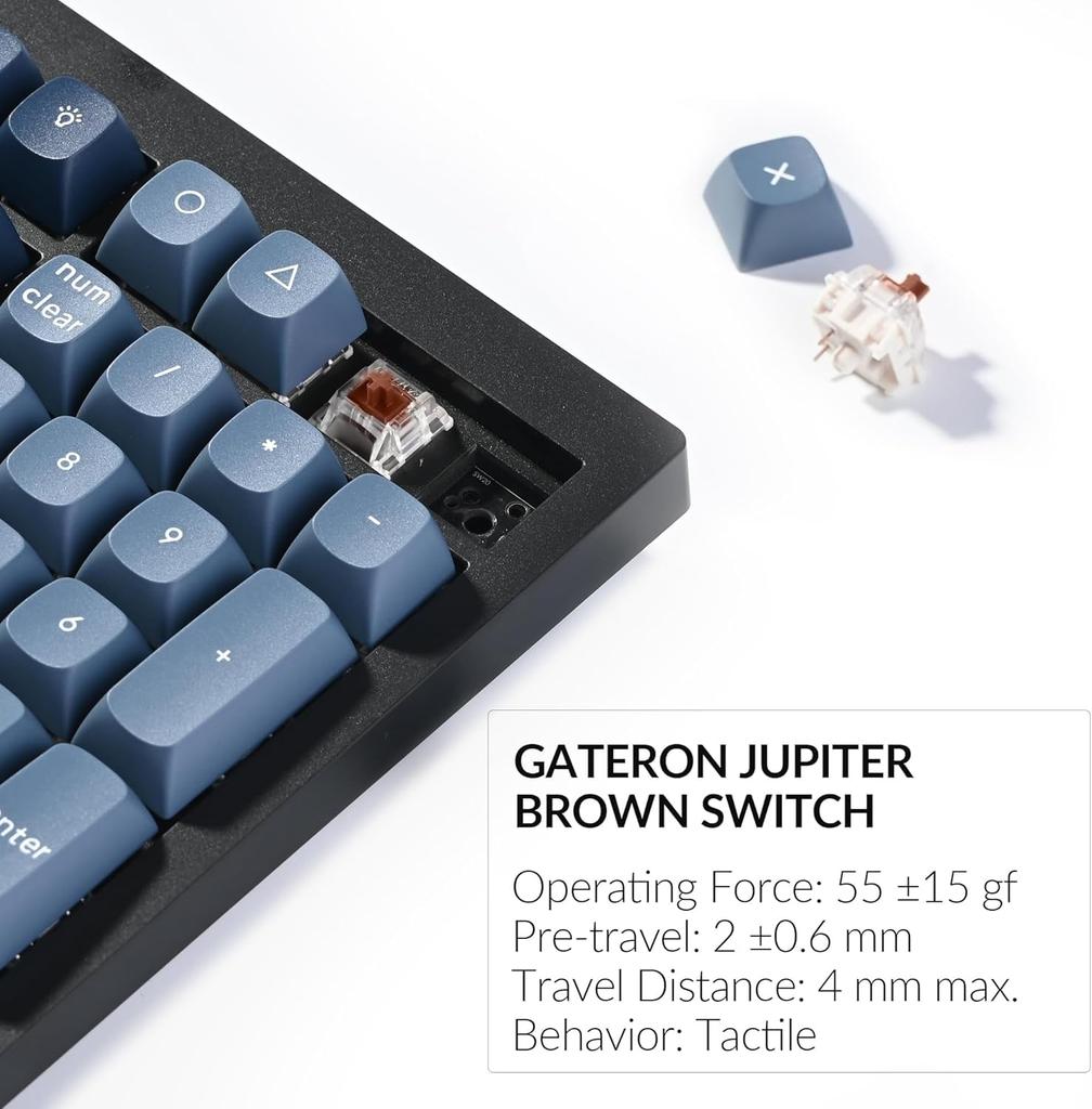 V6 Max QMK Plná velikost Bezdrátová Vlastní Mechanická US RGB Hot Swap Kompatibilní Gateron Jupiter Mechanická s Těsněním Kompatibilní s Windows Linux Jupiter