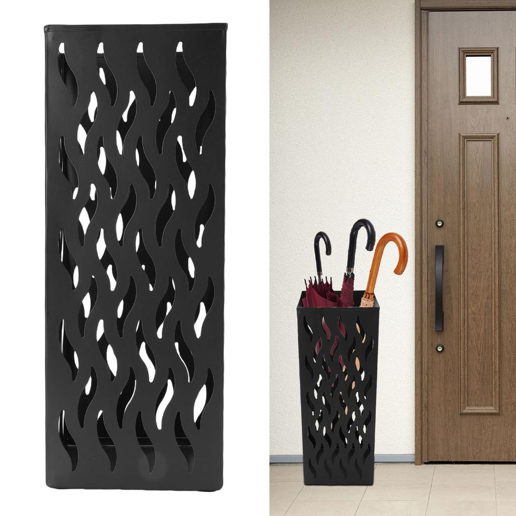 Metal   Umbrella Holder for Entryway Umbrella   S Shaped Hollow Out for   Hotel