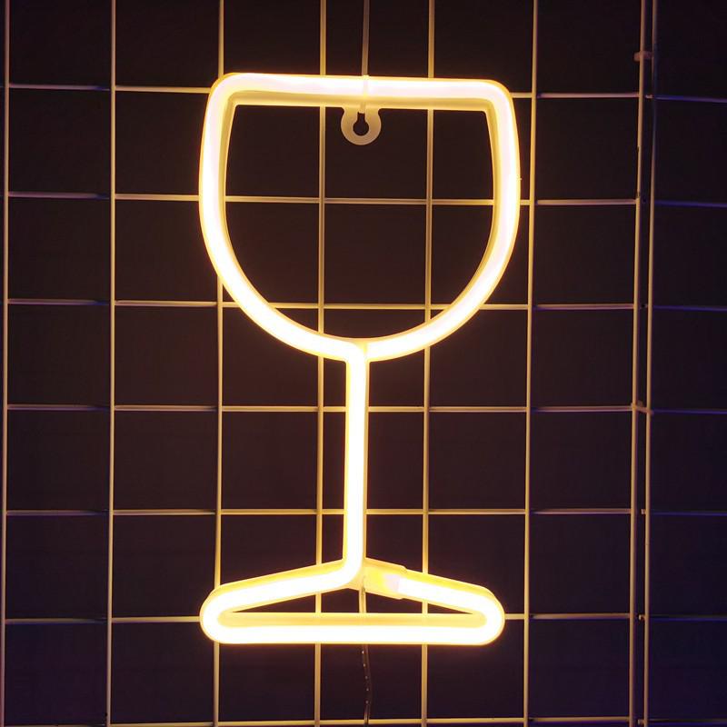 LED Neon Butterfly & Planet Wall Light - Decorative E-sports, Bar, and Photo Prop Night Light