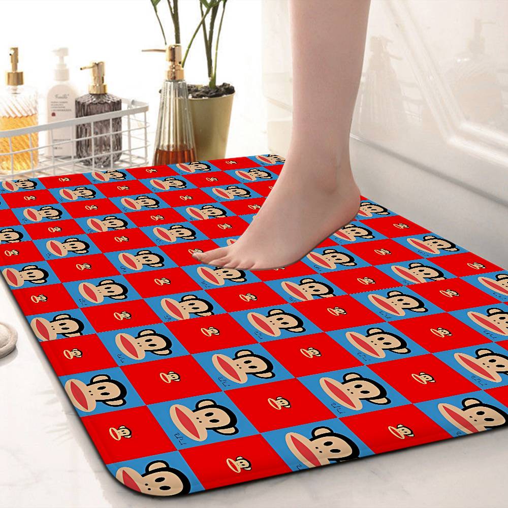 Logo P Pauls F Frank Anmie Door Mat Washable Non Slip Living Room Sofa Chairs Area Mat Kitchen Toilet Rug