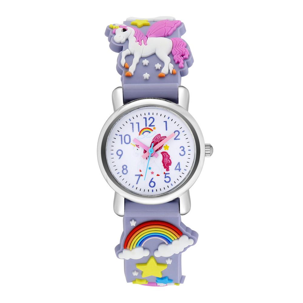 New CHILDREN'S Watch Can Love Rainbow Pony CHILDREN'S Quartz Watch Plastic Strap